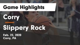 Corry  vs Slippery Rock  Game Highlights - Feb. 22, 2020