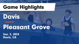 Davis  vs Pleasant Grove  Game Highlights - Jan. 3, 2024