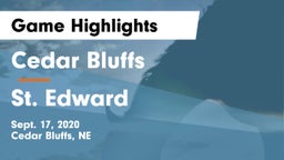 Cedar Bluffs  vs St. Edward  Game Highlights - Sept. 17, 2020