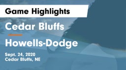 Cedar Bluffs  vs Howells-Dodge  Game Highlights - Sept. 24, 2020