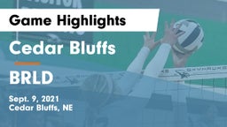 Cedar Bluffs  vs BRLD Game Highlights - Sept. 9, 2021