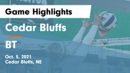 Cedar Bluffs  vs BT Game Highlights - Oct. 5, 2021