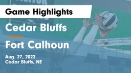 Cedar Bluffs  vs Fort Calhoun Game Highlights - Aug. 27, 2022