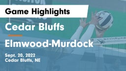 Cedar Bluffs  vs Elmwood-Murdock  Game Highlights - Sept. 20, 2022