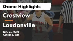 Crestview  vs Loudonville  Game Highlights - Jan. 26, 2023