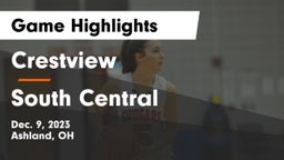 Crestview  vs South Central  Game Highlights - Dec. 9, 2023