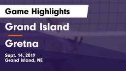 Grand Island  vs Gretna  Game Highlights - Sept. 14, 2019
