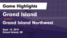 Grand Island  vs Grand Island Northwest  Game Highlights - Sept. 14, 2019