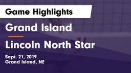 Grand Island  vs Lincoln North Star Game Highlights - Sept. 21, 2019