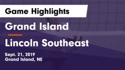 Grand Island  vs Lincoln Southeast  Game Highlights - Sept. 21, 2019