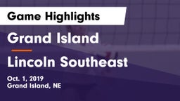 Grand Island  vs Lincoln Southeast  Game Highlights - Oct. 1, 2019
