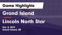 Grand Island  vs Lincoln North Star Game Highlights - Oct. 8, 2019