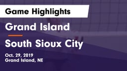 Grand Island  vs South Sioux City  Game Highlights - Oct. 29, 2019