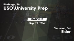 Matchup: University Prep vs. Elder  2016