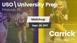 Matchup: University Prep vs. Carrick  2017