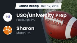 Recap: USO/University Prep  vs. Sharon  2018