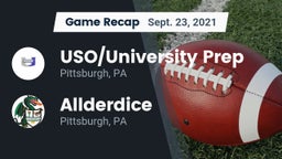 Recap: USO/University Prep  vs. Allderdice  2021