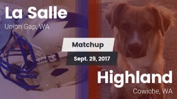 Matchup: La Salle  vs. Highland  2017