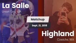 Matchup: La Salle  vs. Highland  2018