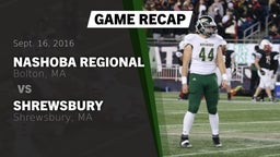 Recap: Nashoba Regional  vs. Shrewsbury  2016