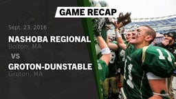 Recap: Nashoba Regional  vs. Groton-Dunstable  2016