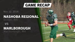 Recap: Nashoba Regional  vs. Marlborough  2016