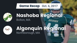 Recap: Nashoba Regional  vs. Algonquin Regional  2017