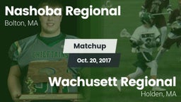 Matchup: Nashoba Regional vs. Wachusett Regional  2017