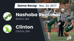 Recap: Nashoba Regional  vs. Clinton  2017