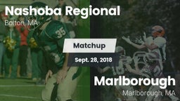 Matchup: Nashoba Regional vs. Marlborough  2018