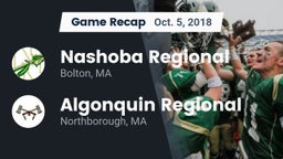 Recap: Nashoba Regional  vs. Algonquin Regional  2018