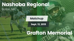 Matchup: Nashoba Regional vs. Grafton Memorial  2019