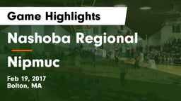 Nashoba Regional  vs Nipmuc Game Highlights - Feb 19, 2017