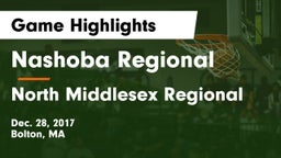 Nashoba Regional  vs North Middlesex Regional  Game Highlights - Dec. 28, 2017