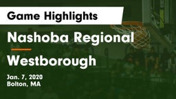 Nashoba Regional  vs Westborough  Game Highlights - Jan. 7, 2020