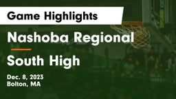 Nashoba Regional  vs South High Game Highlights - Dec. 8, 2023