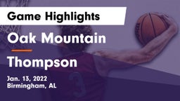 Oak Mountain  vs Thompson  Game Highlights - Jan. 13, 2022