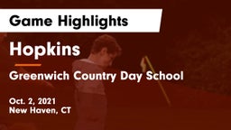 Hopkins  vs Greenwich Country Day School Game Highlights - Oct. 2, 2021