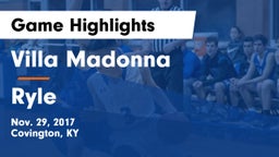 Villa Madonna  vs Ryle  Game Highlights - Nov. 29, 2017