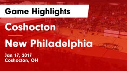 Coshocton  vs New Philadelphia  Game Highlights - Jan 17, 2017