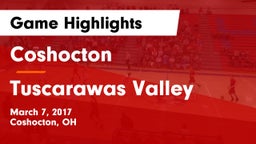 Coshocton  vs Tuscarawas Valley Game Highlights - March 7, 2017
