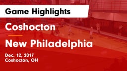 Coshocton  vs New Philadelphia  Game Highlights - Dec. 12, 2017