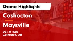 Coshocton  vs Maysville  Game Highlights - Dec. 8, 2023