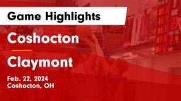 Coshocton  vs Claymont  Game Highlights - Feb. 22, 2024