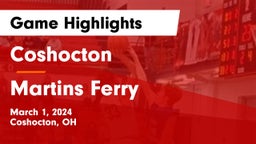 Coshocton  vs Martins Ferry  Game Highlights - March 1, 2024