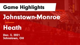 Johnstown-Monroe  vs Heath  Game Highlights - Dec. 3, 2021