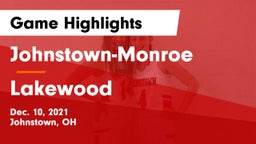 Johnstown-Monroe  vs Lakewood  Game Highlights - Dec. 10, 2021