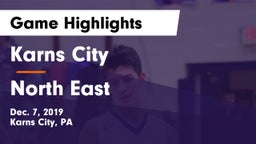 Karns City  vs North East  Game Highlights - Dec. 7, 2019