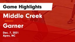 Middle Creek  vs Garner  Game Highlights - Dec. 7, 2021