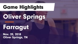 Oliver Springs  vs Farragut Game Highlights - Nov. 20, 2018
